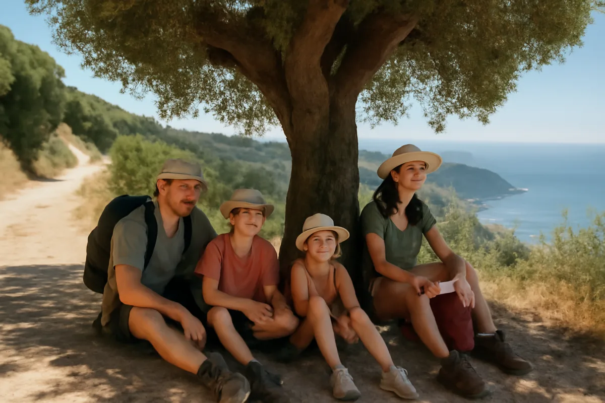 Gargano a piedi con la famiglia: le soste ombra che nessuna mappa segnala