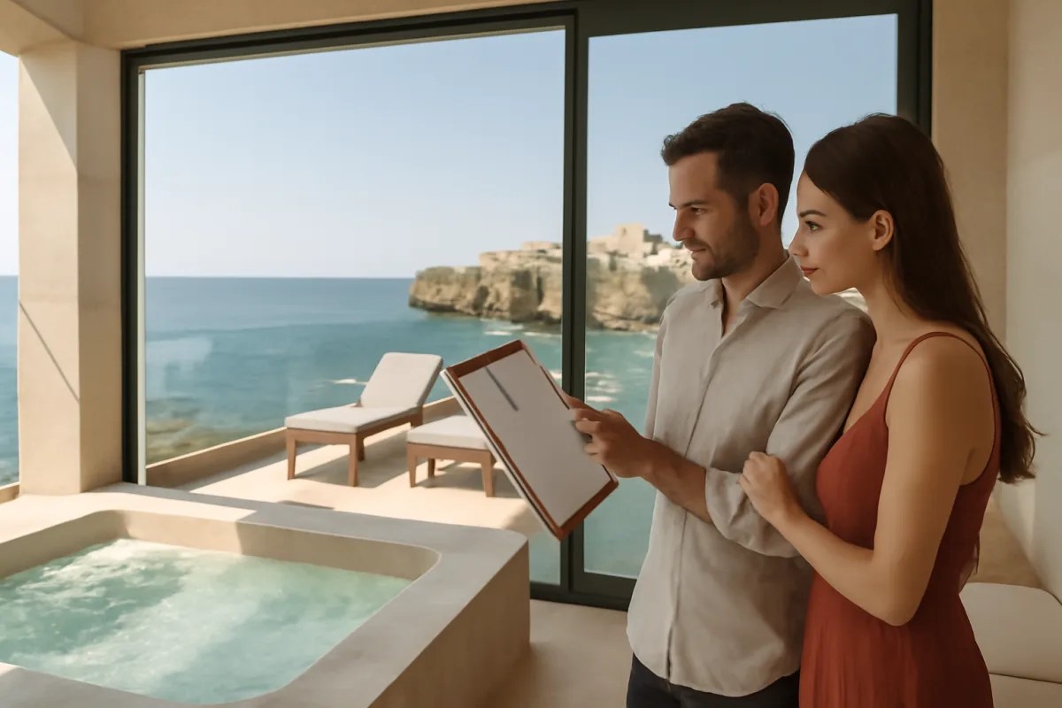 Strutture con spa vista mare in Puglia per coppie: cosa verificare prima di confermare
